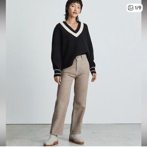 Everlane Way High Moleskin Pants. Size 6